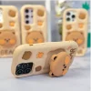 قاب فانتزی سامسونگ خرس پاپ سوکت دار BEAR سیلیکونی اورجینال