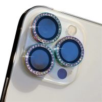 محافظ لنز دوربین مدل رینگی نگین دار هفت رنگ مناسب برای گوشی موبایل اپل iPhone 12 Pro Max
