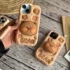 قاب فانتزی شیائومی خرس پاپ سوکت دار BEAR سیلیکونی اورجینال