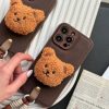 قاب گوشی آیفون فانتزی خرس قهوه ای اورجینال
